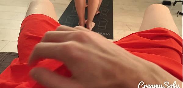  Fucked hot fitness girl during her yoga practice
